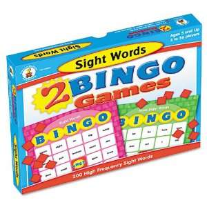  Dellosa Publishing : 2 Bingo Games, Sight Words and More Sight Words 