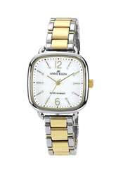 New Markdown AK Anne Klein Mother of Pearl Square Dial Watch Was $75 