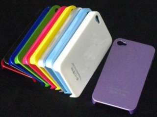10X Hard Case Cover for New Apple iPhone 4 4G 4th C1 free shipping 