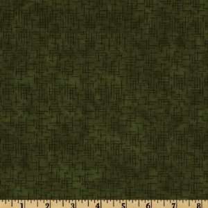  44 Wide Cabin By The Lake Cross Hatch Green Fabric By 