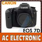 Canon EOS 7D 18.0 MP Digital SLR Camera Body Black+ 1 Year Warranty
