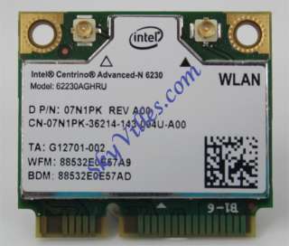 Brand New Intel 62230AGHRU 6230 WIFI WLAN BT Bluetooth Half MINI Card 