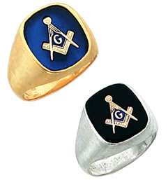 Mens 0.925 Sterling Silver or Vermeil Gold Plated Masonic Freemason 