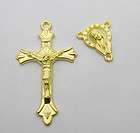 rosario rosary necklace jesus cross gold alloy pendants crucifix 