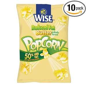 Wise Reduced Fat Butter Popcorn, 6.25 Oz: Grocery & Gourmet Food