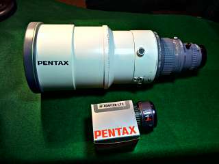 USED Pentax SMCP A* 400mm 1/2.8 ED(IF) Excellent OPTICS w/1.7x AF 