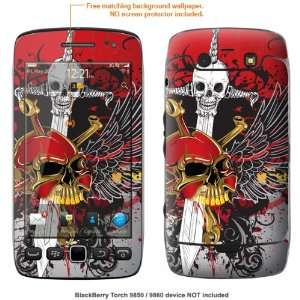  Protective Decal Skin STICKER for Blackberry Torch 9850 