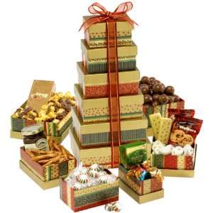 Broadway Basketeers Christmas Gift Tower   A Holiday Gift Idea  
