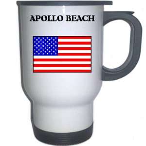  US Flag   Apollo Beach, Florida (FL) White Stainless 