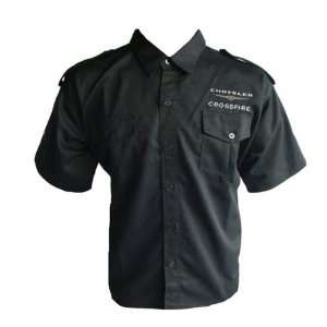  Chrysler Crossfire Crew Shirt Black: Sports & Outdoors