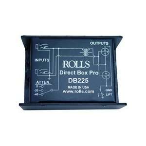  Rolls Professional Direct Box   Rolls DB225 Electronics
