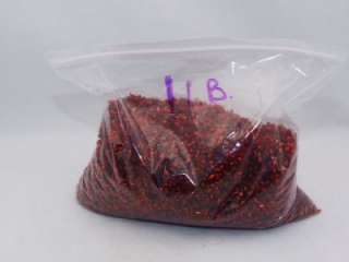 VINTAGE Red Glass Heishi Beads Loose Repair 1 lb NICE  