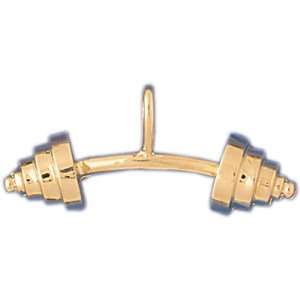  14K Gold Pendant Bodybuilding 2.9   Gram(s) CleverEve Jewelry