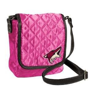  NHL Phoenix Coyotes Pink Quilted Purse