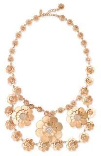 kate spade say it with roses floral necklace  