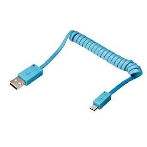  Syba USB Coiled Cable Micro B Male to Type A Male Ends (CL 