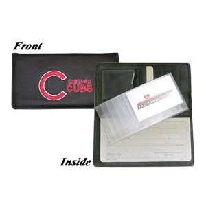  Chicago Cubs Embroidered Leather Checkbook Cover Sports 
