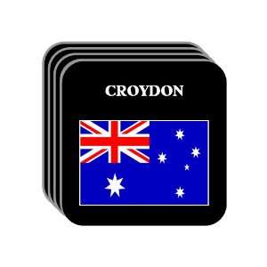 Australia   CROYDON Set of 4 Mini Mousepad Coasters