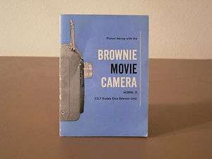 KODAK Brownie Movie Camera Instruction Booklet Manual  