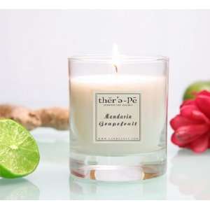 Therepe Scented Soy Jar Candles   9 oz (Lavender):  Home 