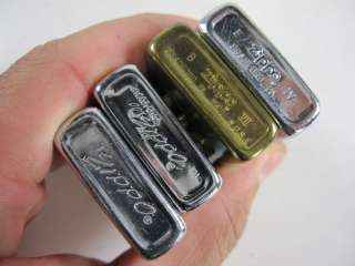 12pc Lot Vintage Zippo Slim Lighters **  