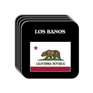  US State Flag   LOS BANOS, California (CA) Set of 4 Mini 