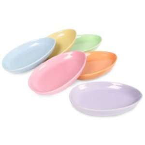 BIA Oval Egg Dish, Assorted Pastels 