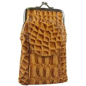   Case & Cell Phone Holder (Croc Tan): Cell Phones & Accessories