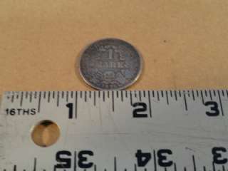 Deutsches Reich 1876A 1 Mark Coin M55  