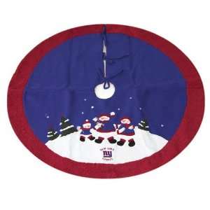 New York Giants Snowman Tree Skirt 