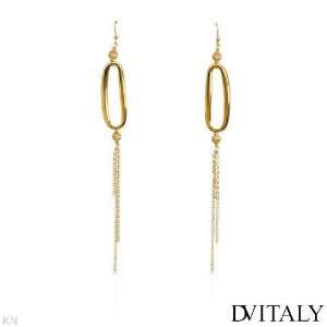 DV ITALY Pleasant Earrings Beautifully Designed in 14K/925 Gold plated 