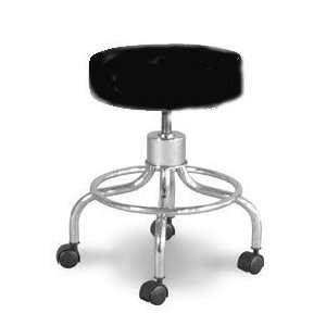  Adjustable Stool with Round Foot Ring New by AME in Black 