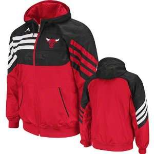  Chicago Bulls 2011 2012 On Court Pre Game Hooded Jacket 