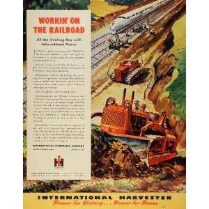   Train Wheel Tractor Bulldozer   Original Print Ad: Home & Kitchen