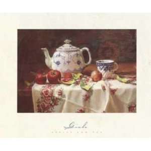  Del Gish   Apples And Tea Canvas