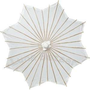 White Star 33 Inch Paper Parasol 