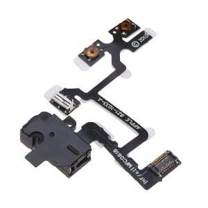   Audio Jack Flex Cable For iPhone 4 4G Black: Cell Phones & Accessories