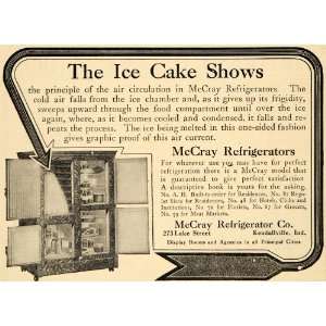  1911 Ad McCray Refrigerator Co. Ice Cake Compartment 