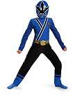 Boys Power Rangers Blue Samurai Kids Halloween Costume