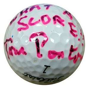 Tom Poston Autographed / Signed Golf Ball  Sports 