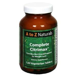  A to Z Naturals Complete Citrimax, Vegetarian Tablets, 120 