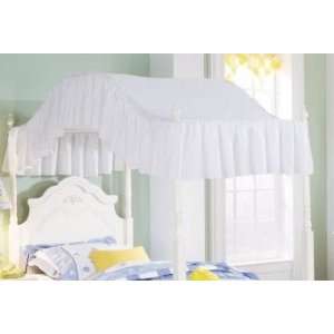  Diana Full Poster Canopy In White Finish by Standard 