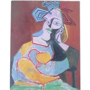 Femme Assise (Sitting Woman) Picasso Painting Mouse Pad Mousepad 