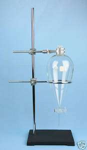 SEPARATORY FUNNEL 1000 mL w/ SUPPORT STAND and HARDWARE  