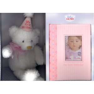    My First Birthday Bear and Photo Album for Girls Toys & Games