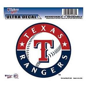  Texas Rangers MLB Decal Color Ultra