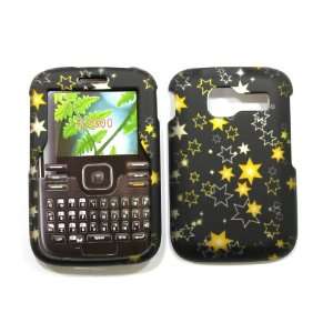 Black with Yellow Shinning Star Rubber Texture Kyocera S 2300 Torino 