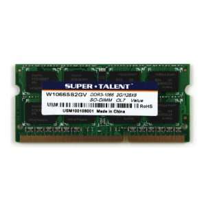   DDR3 1066 SODIMM 2 GB/128x8 Notebook Memory W1066SB2GV Electronics