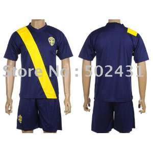  2012 sweden away national teams football jersey newest black soccer 