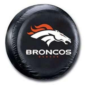 Denver Broncos Black Spare Tire Cover:  Sports & Outdoors